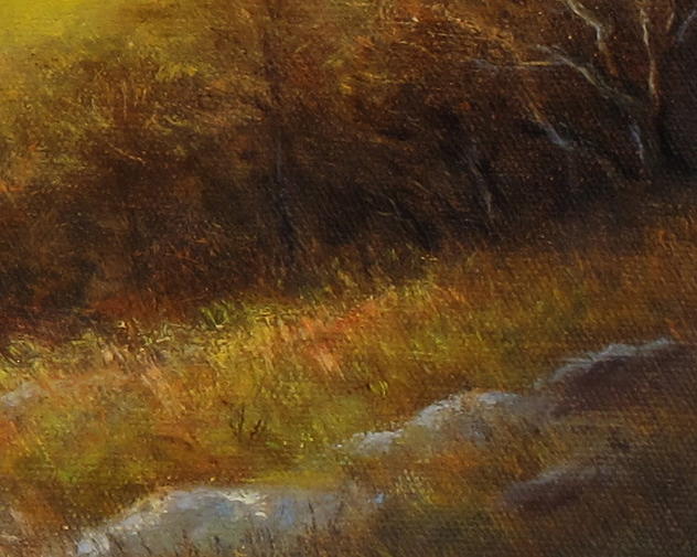 From Mt Mohican – Looking over the Delaware River Valley from Mt, painting by Joe Kazimierczyk