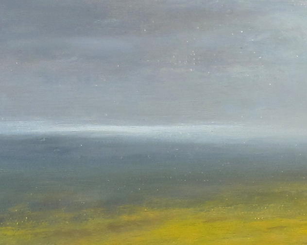 From Mt Mohican – Looking over the Delaware River Valley from Mt, painting by Joe Kazimierczyk