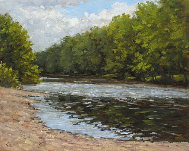 Raritan River at Duke Island Park