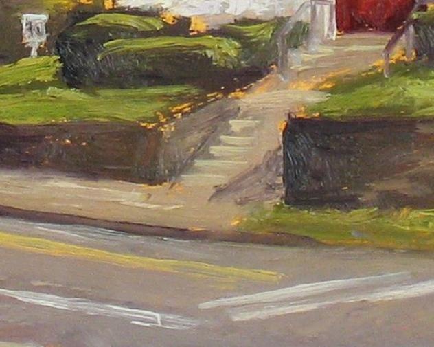 Stockton Church – First Baptist Church, Stockton, NJ, painting by Joe Kazimierczyk