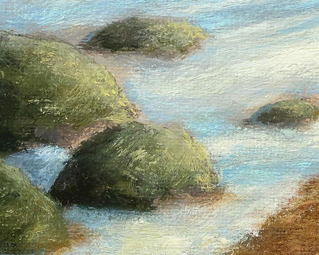 Winter at Stephen's II – At Stephen's State Park near Hackettstown, NJ, painting by Joe Kazimierczyk